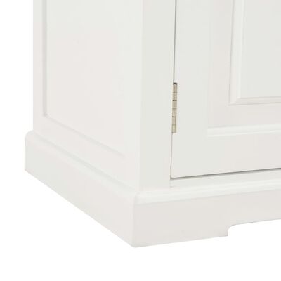 vidaXL TV Cabinet White 110x30x40cm Engineered Wood