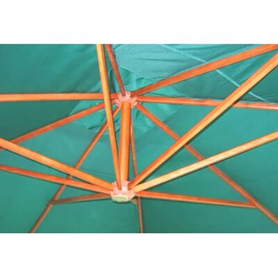 vidaXL Floating Garden Parasol Melia 300 x 400 cm Green