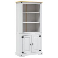 vidaXL Cupboard Mexican Pine Corona Range White 80x40x170 cm