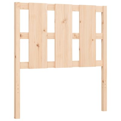 vidaXL Bed Frame without Mattress Small Single Solid Wood Pine