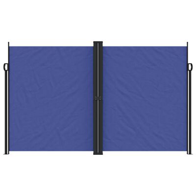 vidaXL Retractable Side Awning Blue 200x1200 cm