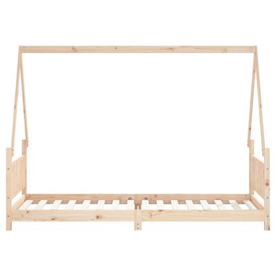 vidaXL Kids Bed Frame 80x200 cm Solid Wood Pine