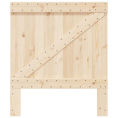 vidaXL Headboard 90x104 cm Solid Wood Pine