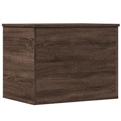 vidaXL Storage Box Brown Oak 60x42x46 cm Engineered Wood