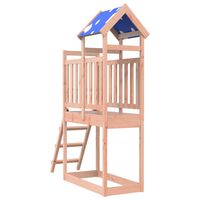 vidaXL Play Tower with Ladder 110.5x52.5x215 cm Solid Wood Douglas Fir
