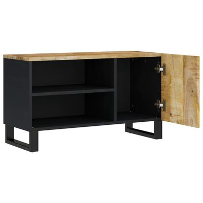 vidaXL TV Cabinet 80x33x46 cm Solid Wood Mango&Engineered Wood