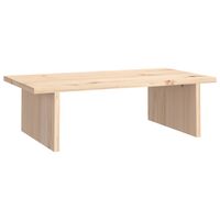 vidaXL Monitor Stand 50x27x15 cm Solid Wood Pine