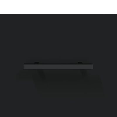 vidaXL TV Cabinet Black 80x36x50 cm Engineered Wood