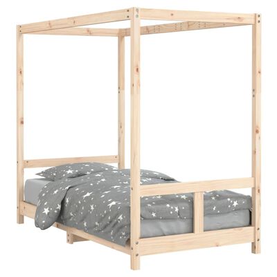 vidaXL Kids Bed Frame 80x160 cm Solid Wood Pine