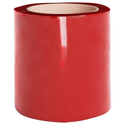 vidaXL Door Curtain Red 200 mmx1.6 mm 10 m PVC