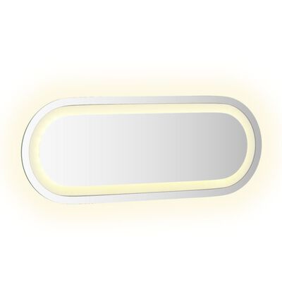 vidaXL LED Bathroom Mirror 40x15 cm Oval