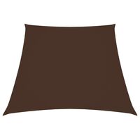 vidaXL Sunshade Sail Oxford Fabric Trapezium 2/4x3 m Brown