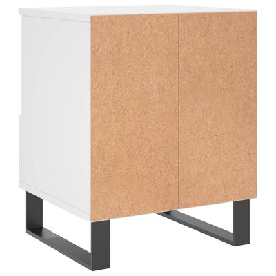 vidaXL Bedside Cabinets 2 pcs White 40x35x50 cm Engineered Wood