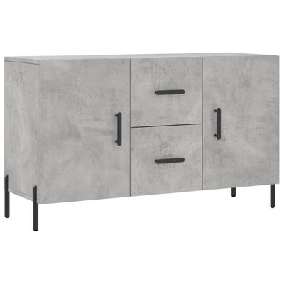 vidaXL Sideboard Concrete Grey 100x36x60 cm Engineered Wood