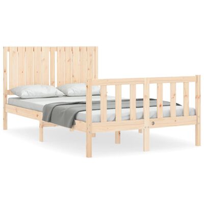 vidaXL Bed Frame without Mattress 120x200 cm Solid Wood Pine