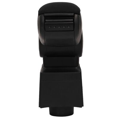 vidaXL Car Armrest Black 12x34x(35-47) cm ABS