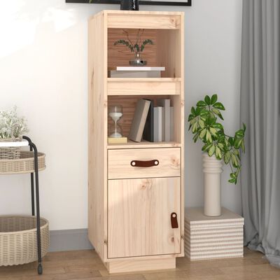 vidaXL Highboard 34x40x108,5 cm Solid Wood Pine