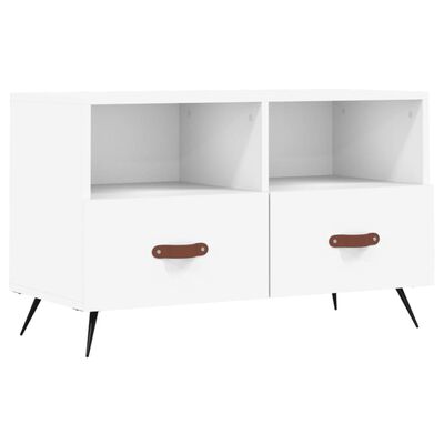 vidaXL TV Cabinet White 80x36x50 cm Engineered Wood