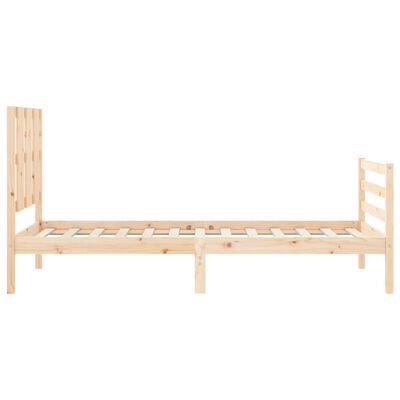 vidaXL Bed Frame without Mattress 100x200 cm Solid Wood