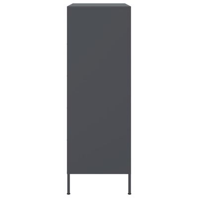 vidaXL Highboard Anthracite 68x39x113 cm Steel