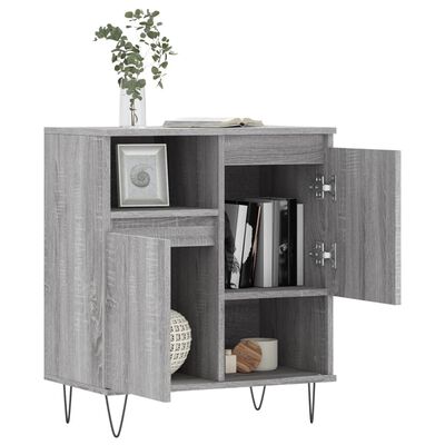 vidaXL Sideboard Grey Sonoma 60x35x70 cm Engineered Wood