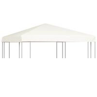 vidaXL Gazebo Top Cover 310 g/m² 3x3 m Cream White