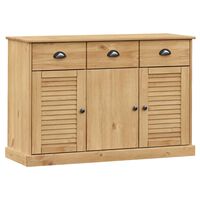 vidaXL Sideboard with Drawers VIGO 113x40x75 cm Solid Wood Pine