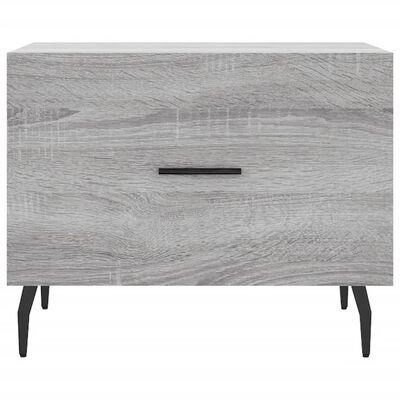 vidaXL Coffee Tables 2 pcs Grey Sonoma 50x50x40 cm Engineered Wood