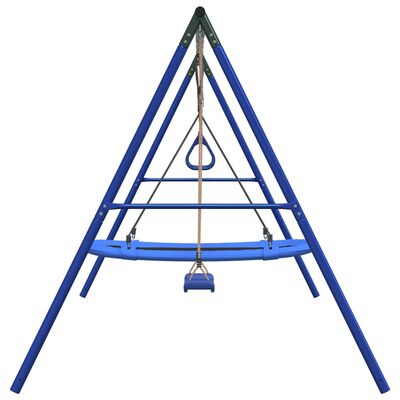 vidaXL Outdoor Swing Set with Swing, Trapeze, Nest Swing