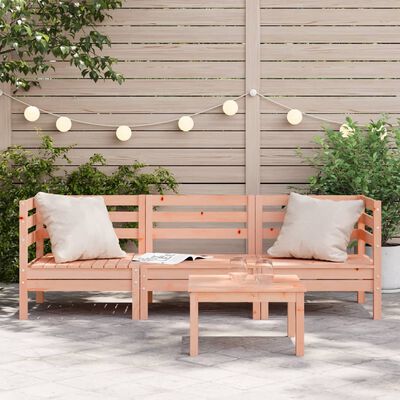 vidaXL Garden Sofa 3-Seater Solid Wood Douglas