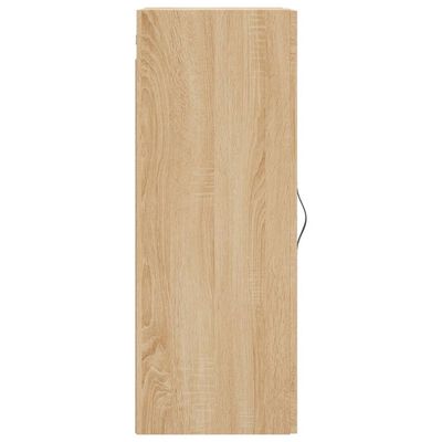 vidaXL Wall Mounted Cabinet Sonoma Oak 34.5x34x90 cm