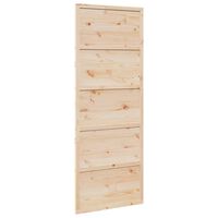vidaXL Barn Door 80x208 cm Solid Wood Pine