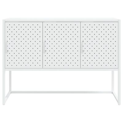 vidaXL Sideboard White 105x35x75 cm Steel