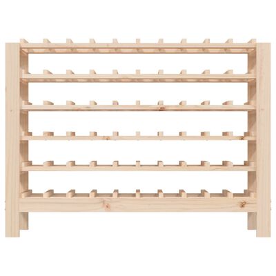 vidaXL Wine Rack 109.5x30x82 cm Solid Wood Pine