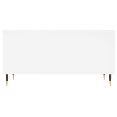 vidaXL Coffee Table White 90x44.5x45 cm Engineered Wood