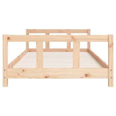 vidaXL Kids Bed Frame 90x200 cm Solid Wood Pine