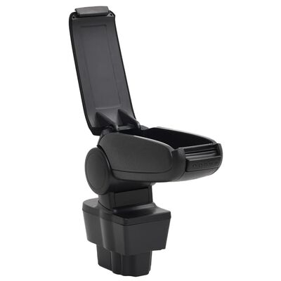 vidaXL Car Armrest Black 12x37x(31-48) cm ABS