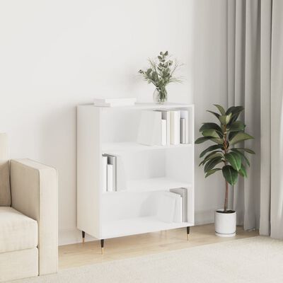 vidaXL Bookcase White 69.5x32.5x90 cm Engineered Wood