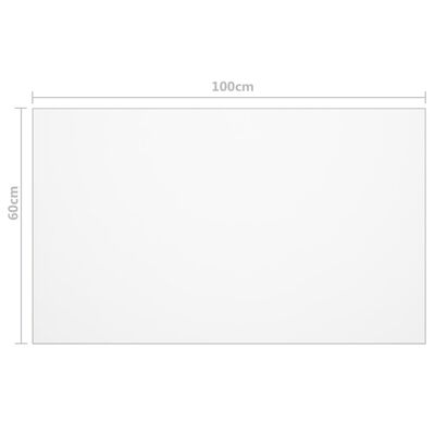 vidaXL Table Protector Matt 100x60 cm 2 mm PVC