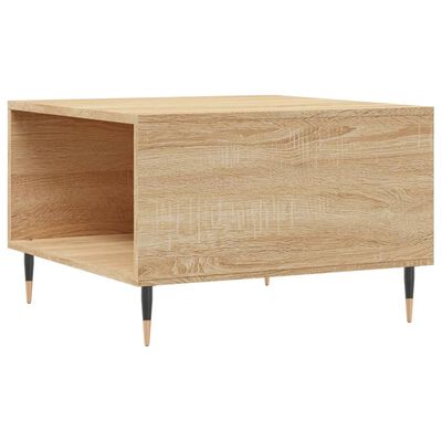 vidaXL Coffee Table Sonoma Oak 55x55x36.5 cm Engineered Wood