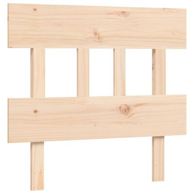 vidaXL Bed Frame without Mattress 100x200 cm Solid Wood Pine