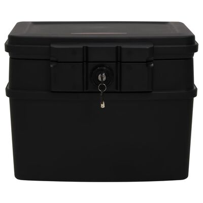 vidaXL Safe Box Black 44x37x34 cm
