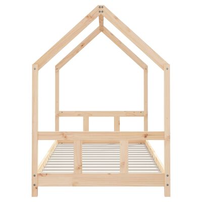 vidaXL Kids Bed Frame 90x200 cm Solid Wood Pine