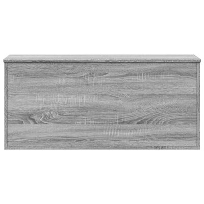 vidaXL Storage Box Grey Sonoma 100x42x46 cm Engineered Wood