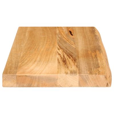 vidaXL Table Top Live Edge 60x40x3.8 cm Solid Wood Mango