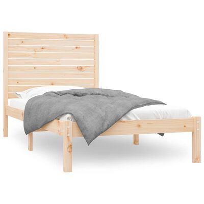 vidaXL Bed Frame without Mattress 90x200 cm Solid Wood