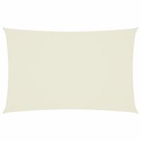 vidaXL Sunshade Sail Oxford Fabric Rectangular 2x4.5 m Cream