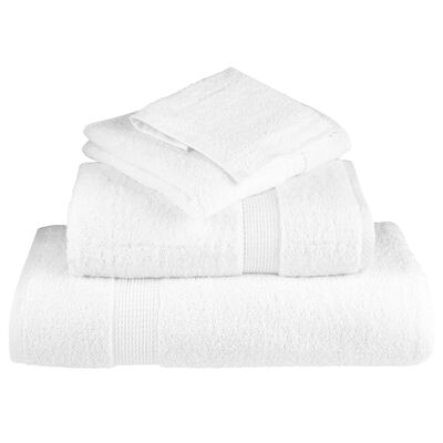 vidaXL Premium Soap Towels SOLUND 2pcs White 30x30cm 600gsm