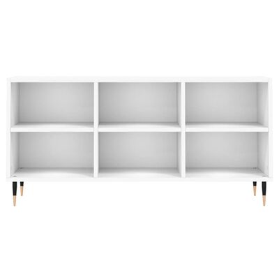 vidaXL TV Cabinet White 103.5x30x50 cm Engineered Wood