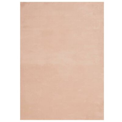 vidaXL Rug HUARTE Short Pile Soft and Washable Blush 240x340 cm